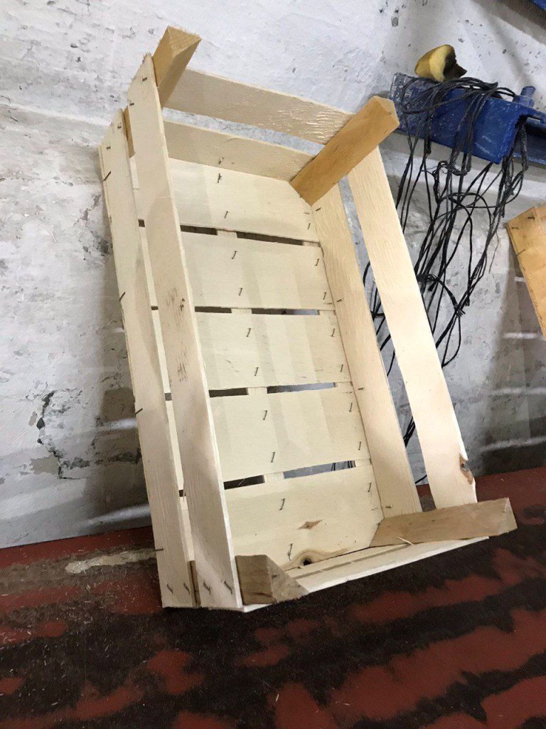 Производственная линия для изготовления деревянных ящиков