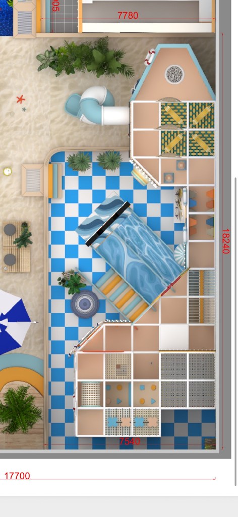 Готовый пакетный трансфер детской игровой площадки