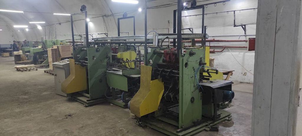 Производственная линия для изготовления деревянных ящиков