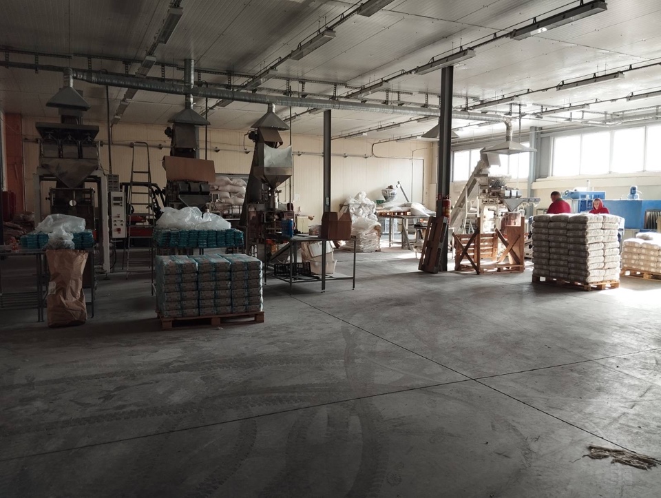 Цех фасовки сыпучих продуктов