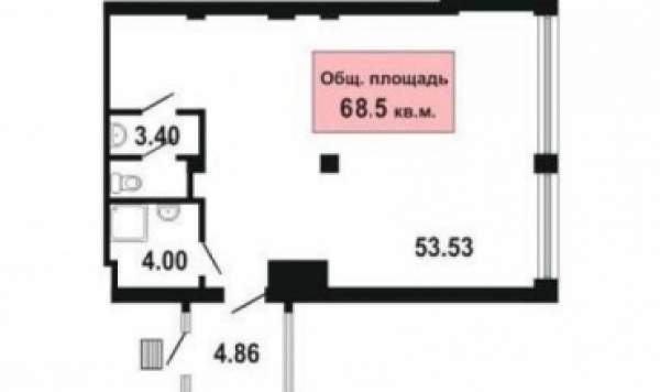 Помещение административно-торгового назначения